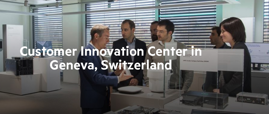 Keytron de visita por cortesia de TechData al Customer Invation Center de HPE en Ginebra.